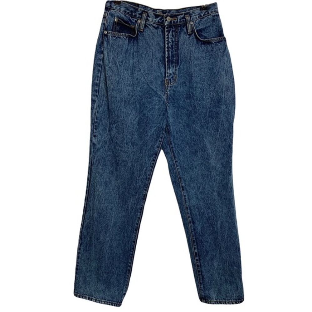 Vintage Jordache High Waisted Mom Jeans 80s 90s Straight Leg Size 14